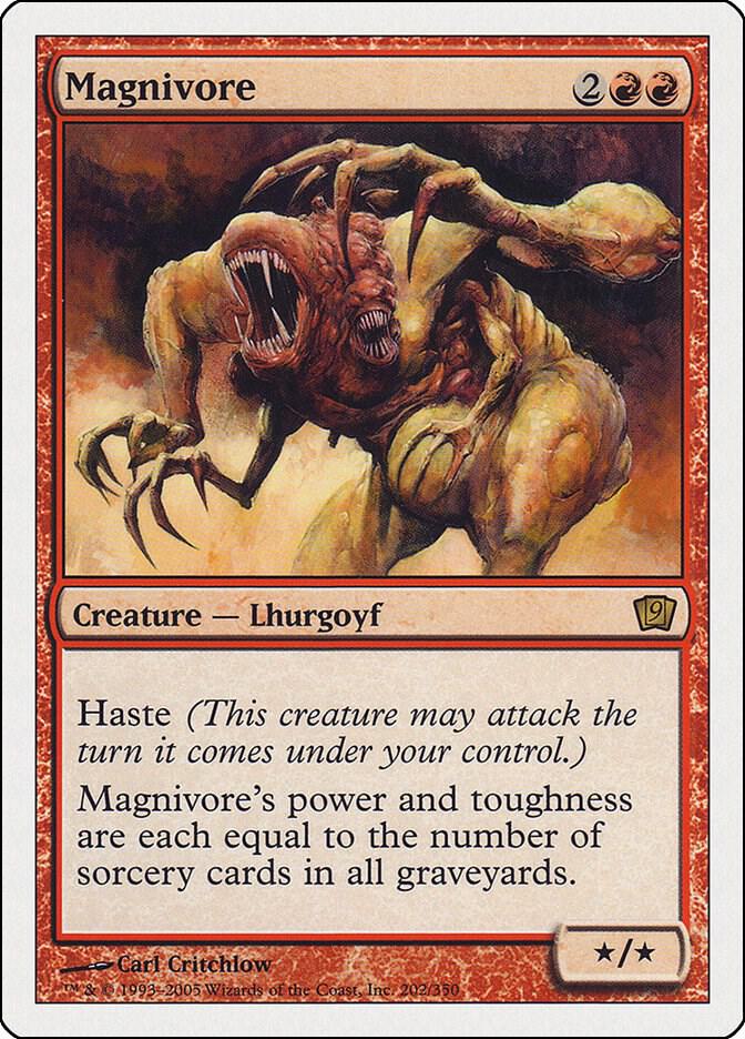 Magnivore 202 card from 9th Edition
