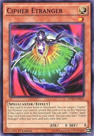 Cipher Etranger RATE-EN011 card from Raging Tempest