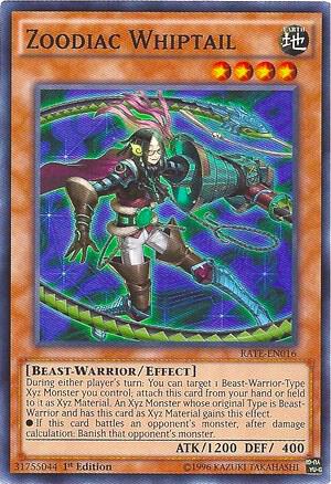 Zoodiac Whiptail RATE-EN016 card from Raging Tempest