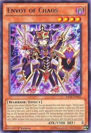 Envoy of Chaos RATE-EN025 card from Raging Tempest