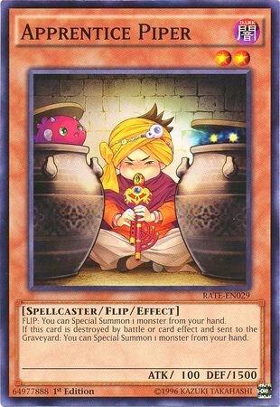 Apprentice Piper RATE-EN029 card from Raging Tempest