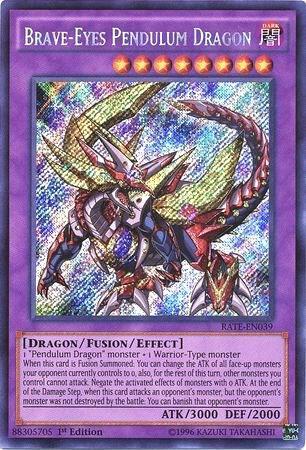 Brave-Eyes Pendulum Dragon RATE-EN039 card from Raging Tempest
