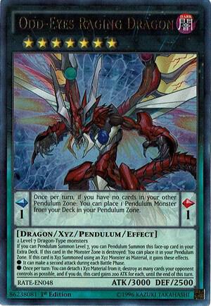 Odd-Eyes Raging Dragon RATE-EN048 card from Raging Tempest