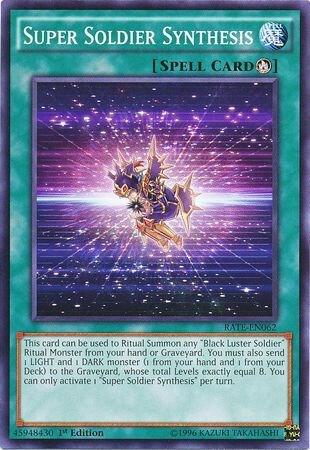 Super Soldier Synthesis RATE-EN062 card from Raging Tempest