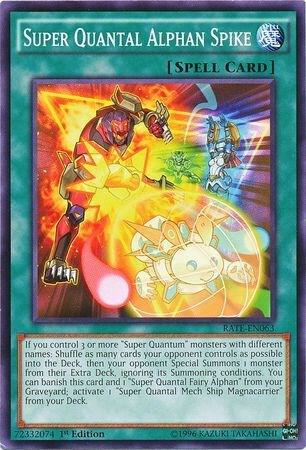 Super Quantal Alphan Spike RATE-EN063 card from Raging Tempest