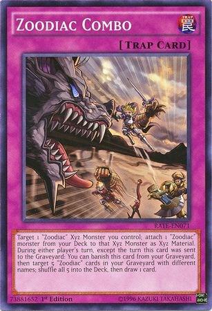 Zoodiac Combo RATE-EN071 card from Raging Tempest