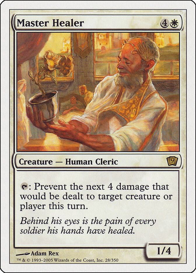 Master Healer 28 card from 9th Edition