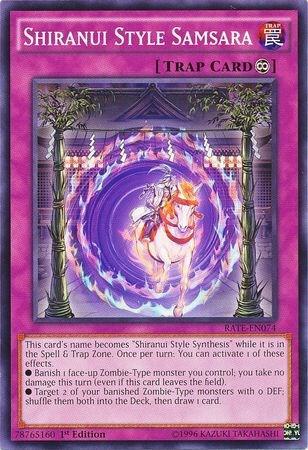 Shiranui Style Samsara RATE-EN074 card from Raging Tempest