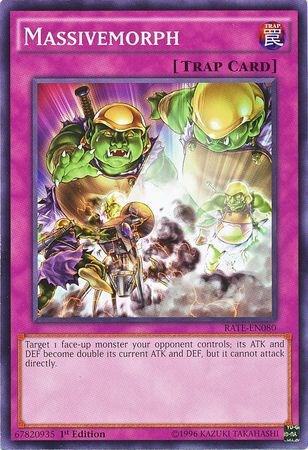 Massivemorph RATE-EN080 card from Raging Tempest
