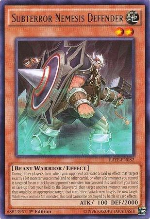 Subterror Nemesis Defender RATE-EN082 card from Raging Tempest