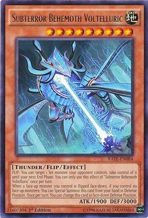 Subterror Behemoth Voltelluric RATE-EN084 card from Raging Tempest