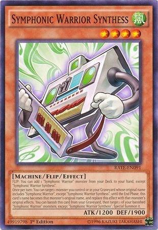 Symphonic Warrior Synthess RATE-EN091 card from Raging Tempest