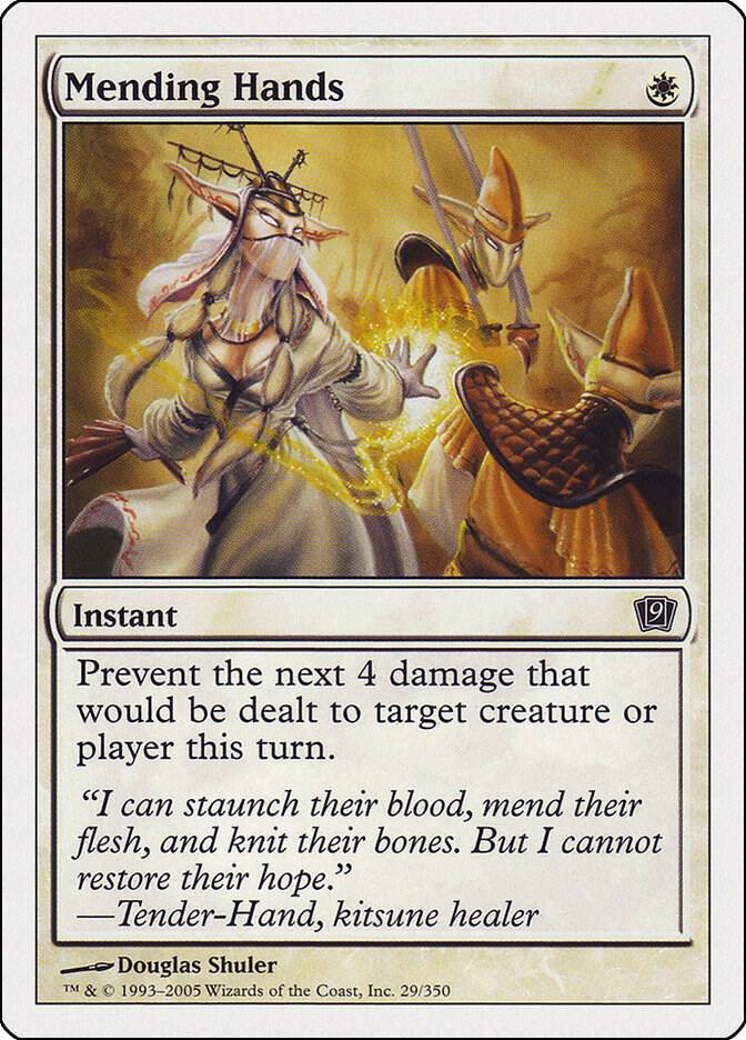 Mending Hands 29 card from 9th Edition