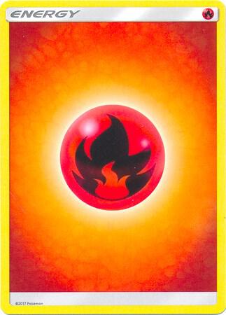 Fire Energy (2017 Unnumbered) card from SM Base Set