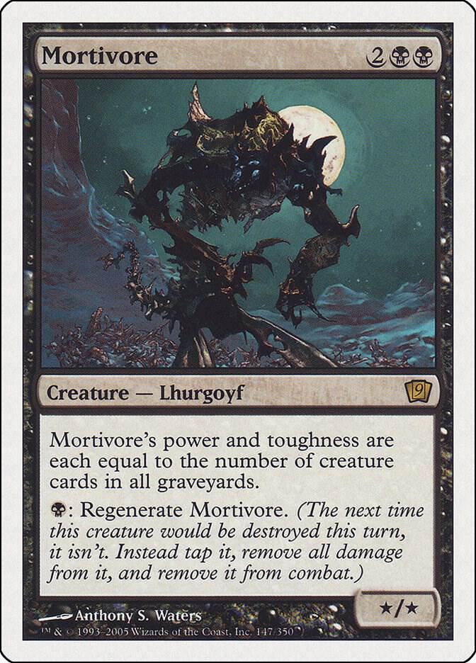 Mortivore 147 card from 9th Edition