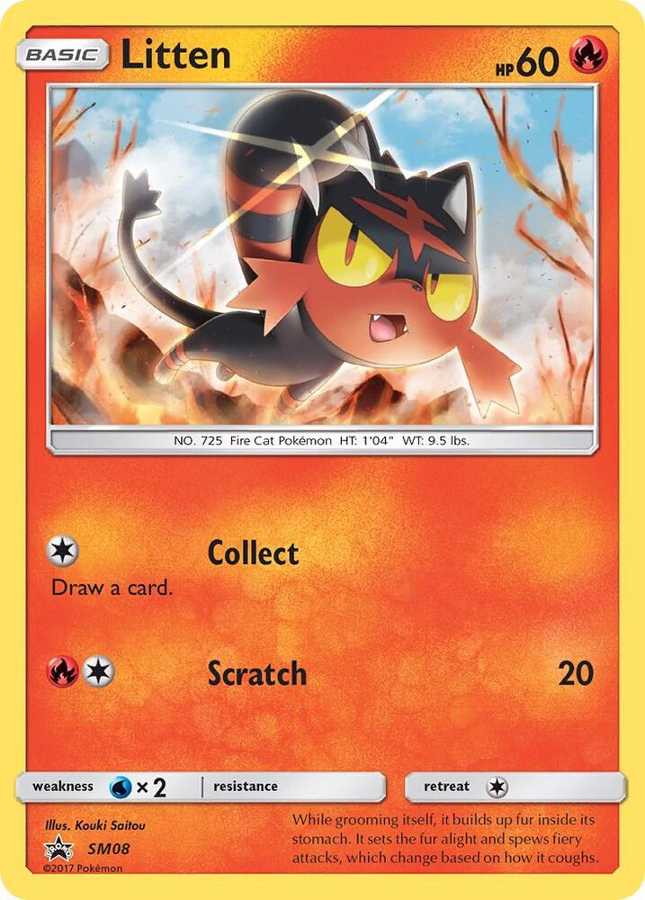 Litten SM08 card from SM Promos