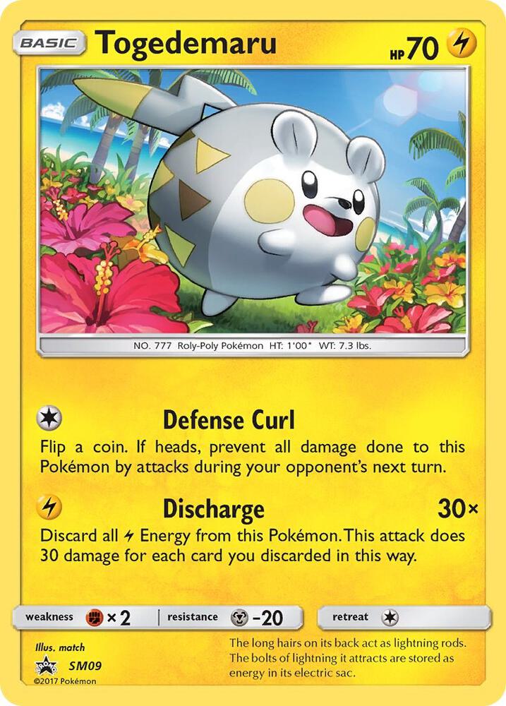 Togedemaru SM09 card from SM Promos