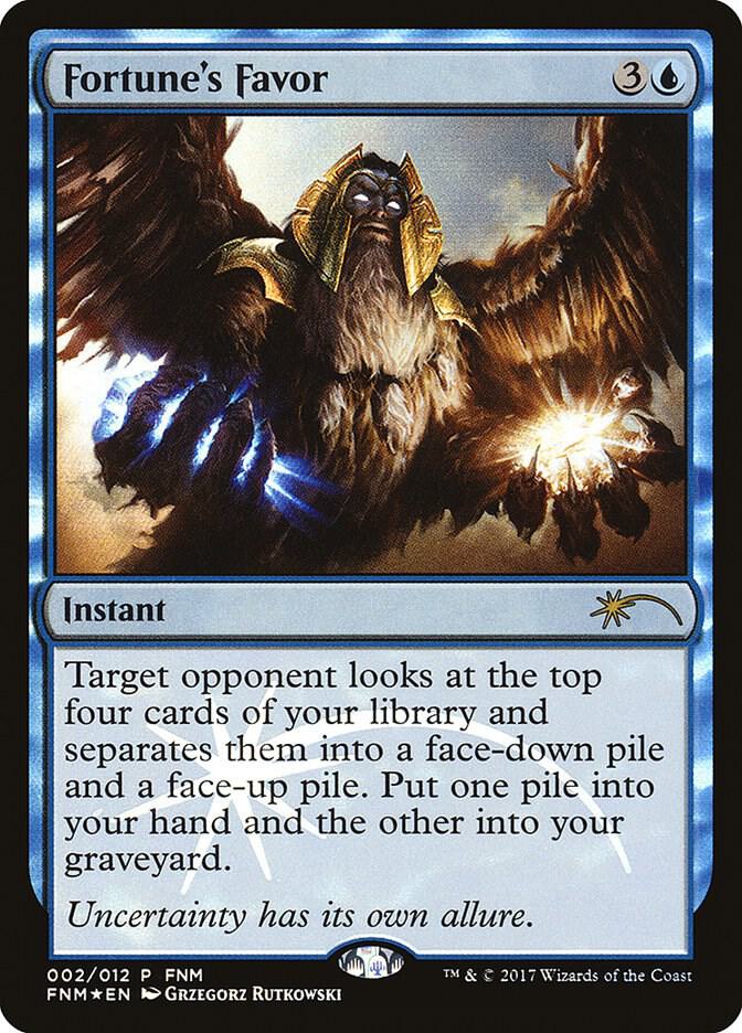 Fortune's Favor 2 card from FNM Promos
