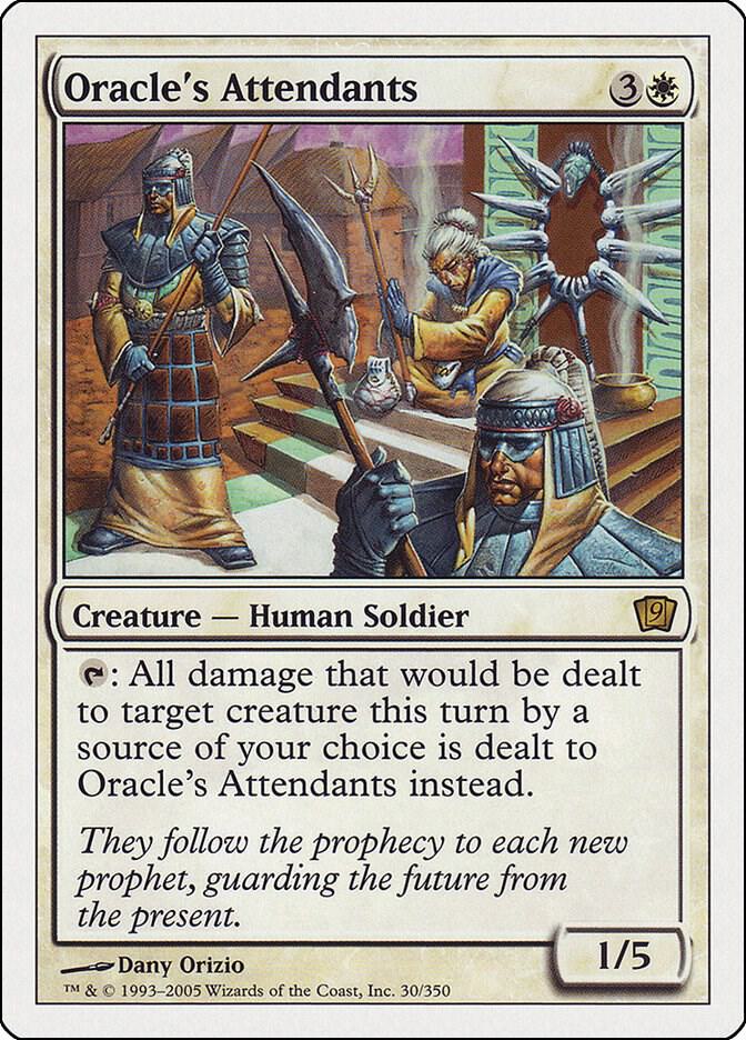 Oracle's Attendants 30 card from 9th Edition