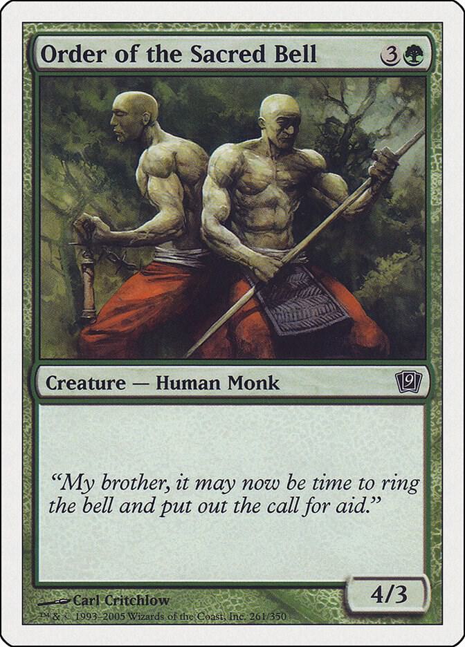 Order of the Sacred Bell 261 card from 9th Edition