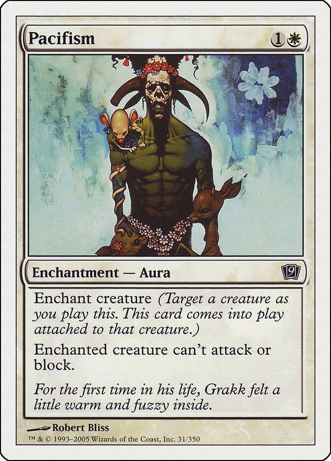 Pacifism 31 card from 9th Edition