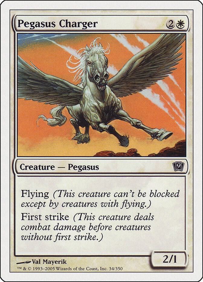 Pegasus Charger 34 card from 9th Edition