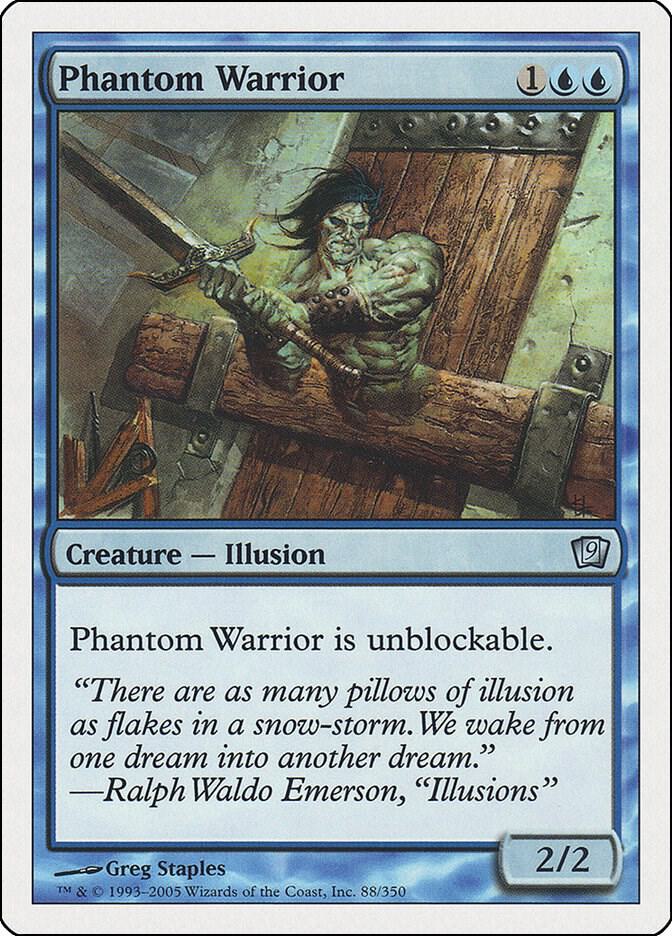 Phantom Warrior 88 card from 9th Edition
