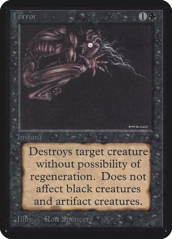 Terror card from Alpha Edition