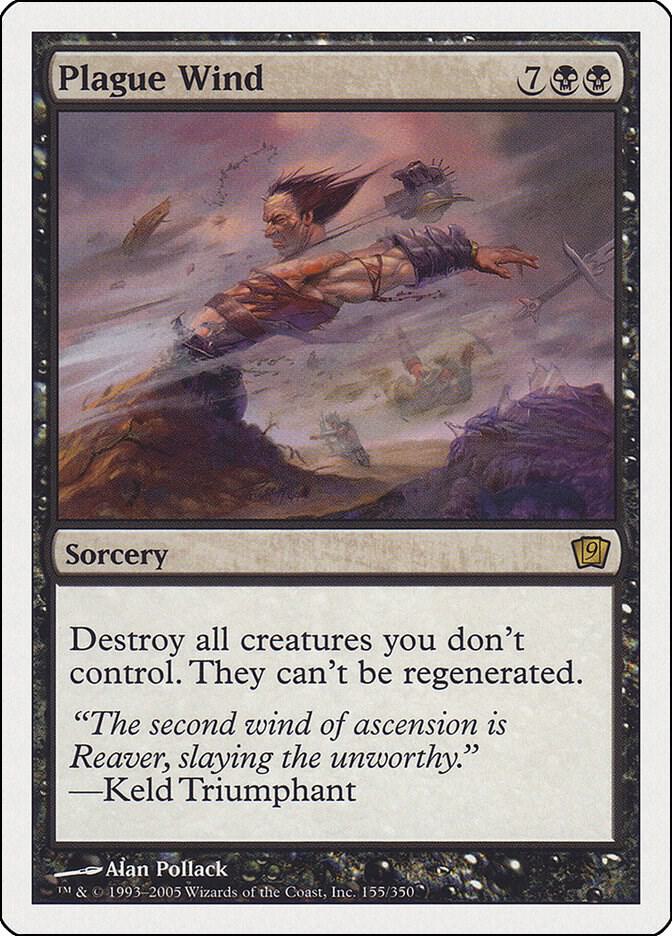 Plague Wind 155 card from 9th Edition