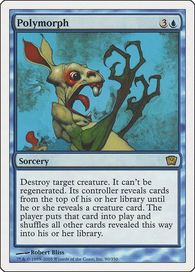 Polymorph 90 card from 9th Edition