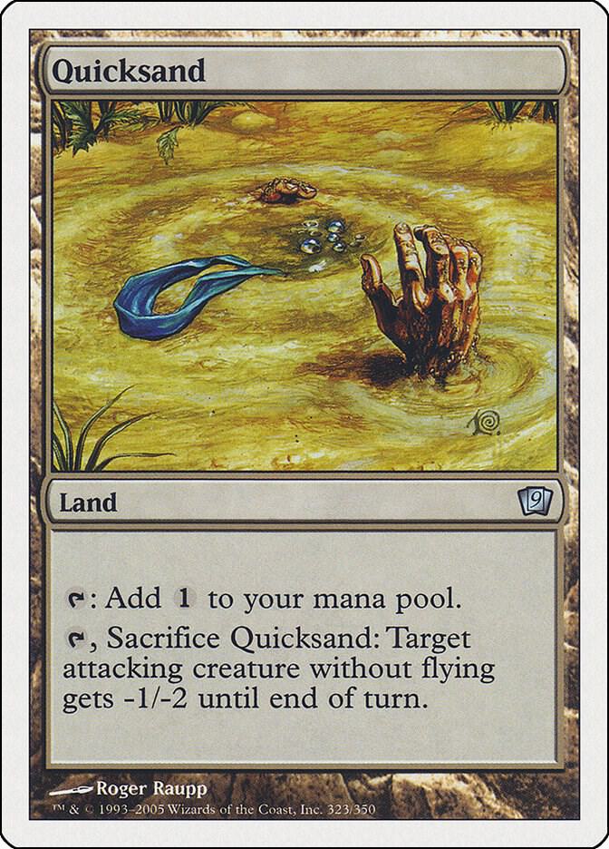 Quicksand card from 9th Edition