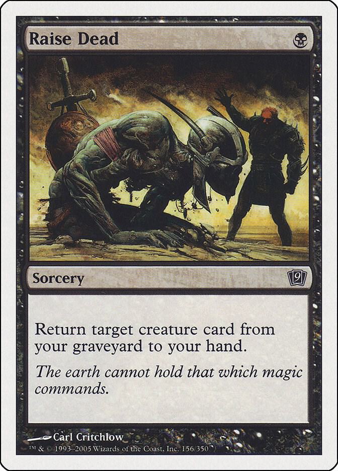 Raise Dead card from 9th Edition
