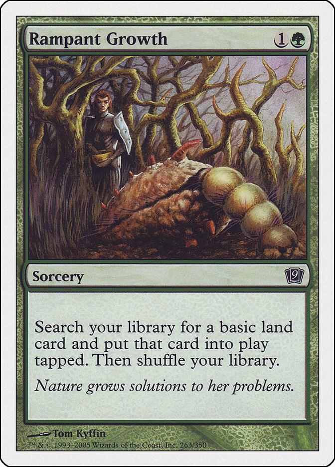 Rampant Growth 263 card from 9th Edition