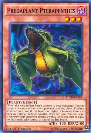 Predaplant Pterapenthes FUEN-EN003 card from Fusion Enforcers