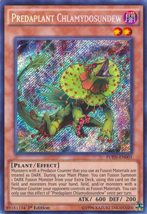 Predaplant Chlamydosundew FUEN-EN005 card from Fusion Enforcers