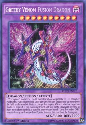 Greedy Venom Fusion Dragon FUEN-EN010 card from Fusion Enforcers