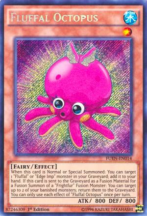 Fluffal Octopus FUEN-EN014 card from Fusion Enforcers