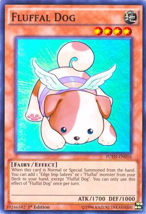 Fluffal Dog FUEN-EN016 card from Fusion Enforcers