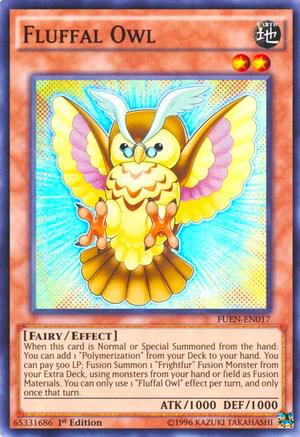 Fluffal Owl FUEN-EN017 card from Fusion Enforcers