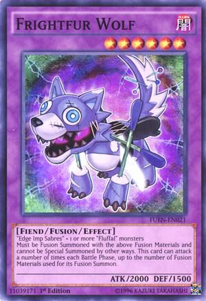 Frightfur Wolf FUEN-EN021 card from Fusion Enforcers