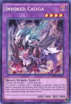 Invoked Caliga FUEN-EN027 card from Fusion Enforcers