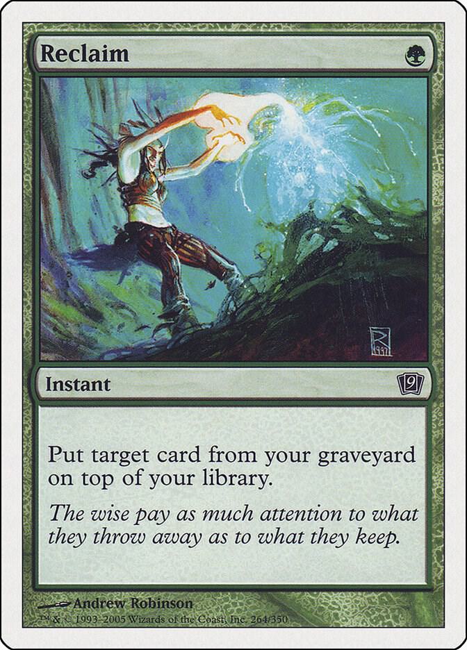 Reclaim 264 card from 9th Edition