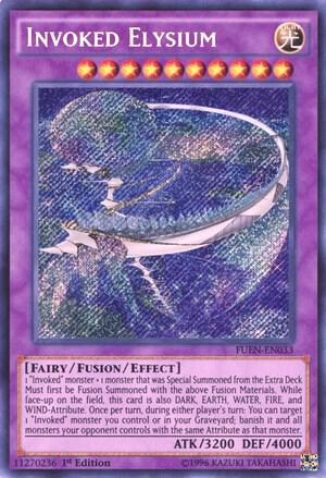 Invoked Elysium FUEN-EN033 card from Fusion Enforcers