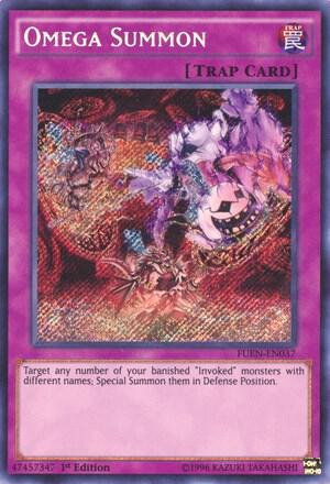 Omega Summon FUEN-EN037 card from Fusion Enforcers