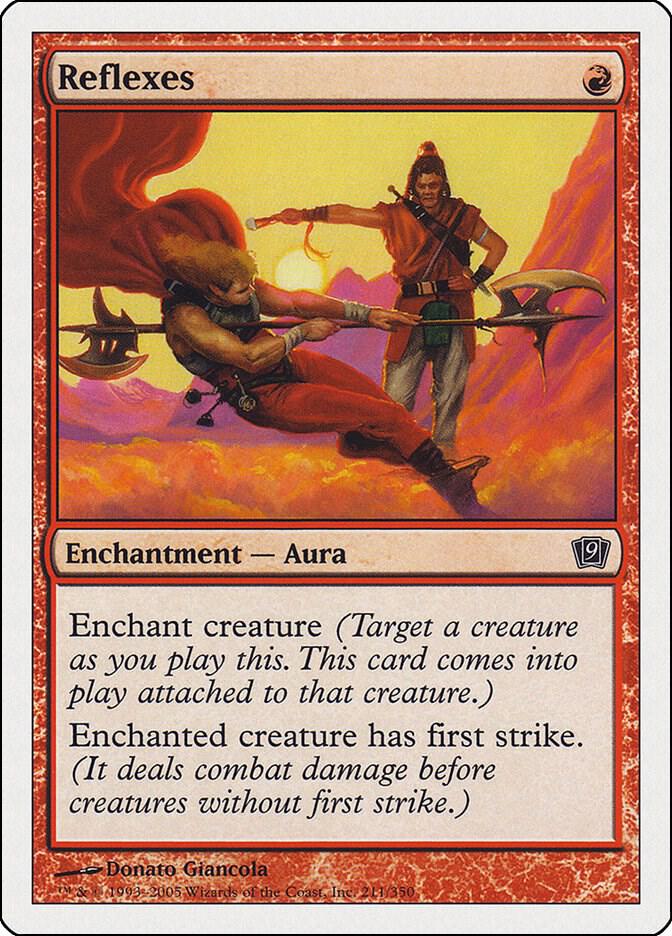 Reflexes 211 card from 9th Edition