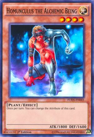 Homunculus the Alchemic Being FUEN-EN045 card from Fusion Enforcers