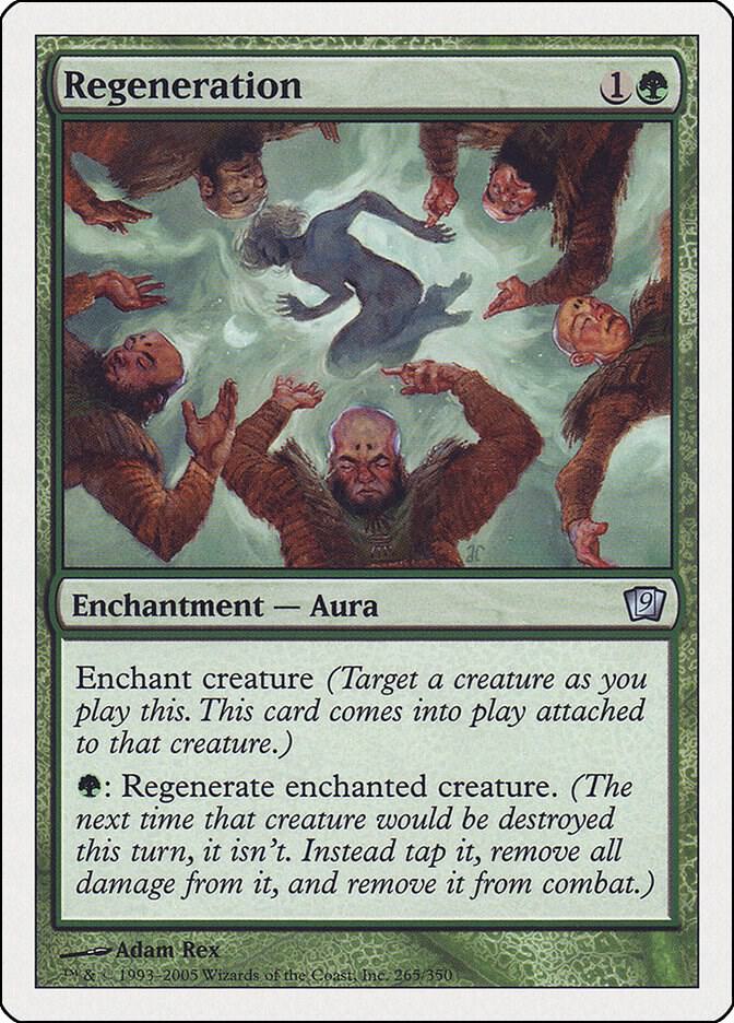 Regeneration 265 card from 9th Edition