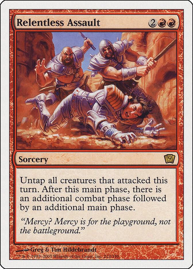 Relentless Assault 212 card from 9th Edition