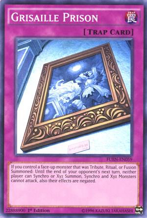 Grisaille Prison FUEN-EN059 card from Fusion Enforcers