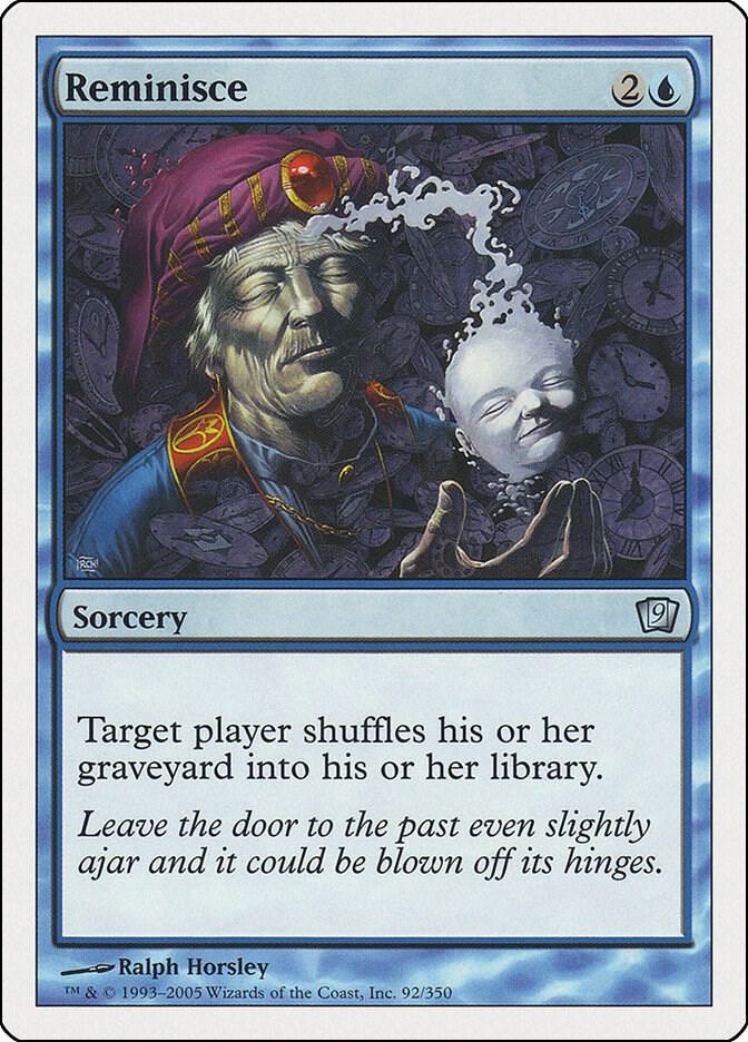 Reminisce 92 card from 9th Edition